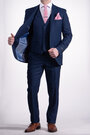 Κοστουμι Antonio Miro super 100s με μικροσχεδια στο ιδιο χρωμα