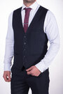 Κοστουμι μονοχρωμο Antonio Miro super 100 με διακριτικη ριγα