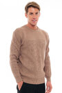 Biston fashion ανδρική πλεκτή μπλούζα με στρογγυλό λαιμό(3 colours)