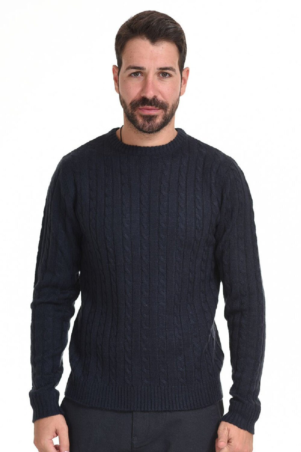 Smart fashion ανδρική πλεχτή μπλούζα(3 colours)