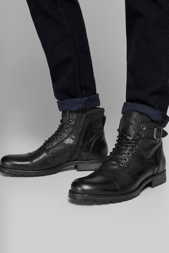 Jack and Jones leather boots