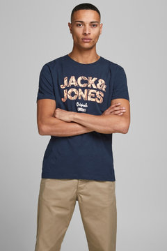 Jack and Jones logo tshirt 4 colours